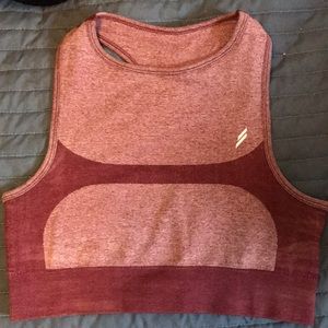 Do You Even Burgundy Seamless Crop